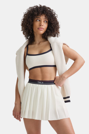 DayFlex Logo Pleated Skort - Ivory