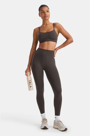 Sculpt Seamless Scrunch Legging - Espresso Brown