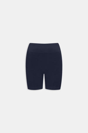 Sculpt Seamless Scrunch Shorts - Navy Marl