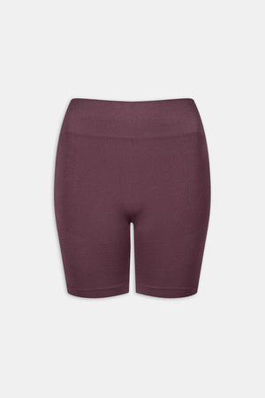 Sculpt Seamless Scrunch Shorts - Plum Marl