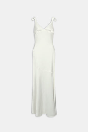 Silky Maxi Dress - Diamond White