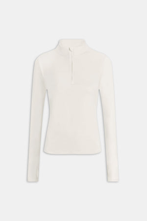 UltraLite Quarter Zip Jacket - Ivory